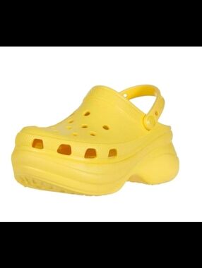 Lolli Yellow Clog Sandals with Heel Strap